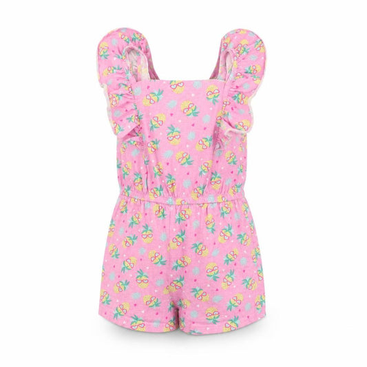 Primark  Girls Pink Floral  Jumpsuit One-Piece Size 4-5 Years