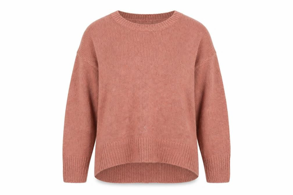 Front view of New Look women’s pink jumper, size L