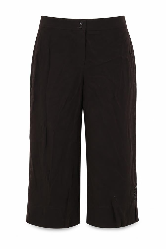 Gold Womens Brown   Cropped Trousers Size 10 L22 in