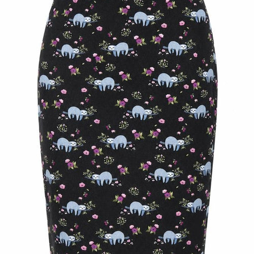 Preworn Womens Black   Straight & Pencil Skirt Size S