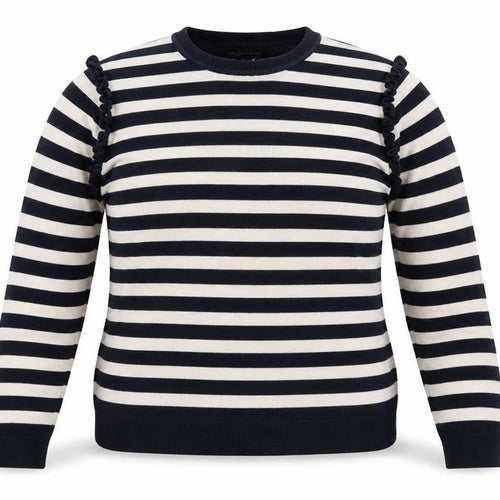 Dorothy Perkins Womens Blue Striped  Pullover Jumper Size 10