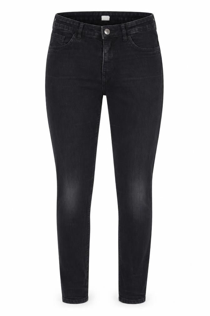 Preworn Womens Black  Denim Skinny Jeans Size 30 in L28 in