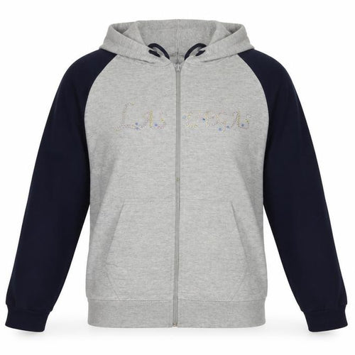 bay beauty Womens Grey   Full Zip Hoodie Size L