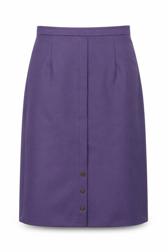 Amau Womens Purple   A-Line Skirt Size 14
