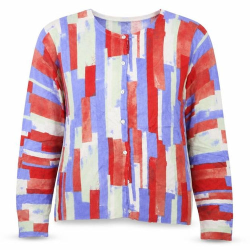Kaleidoscope Womens Multicoloured Striped  Cardigan Jumper Size 14