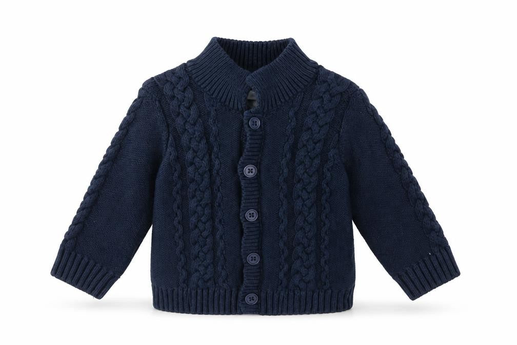 Front view of Matalan Baby Blue Jacket, size 3-6, Months