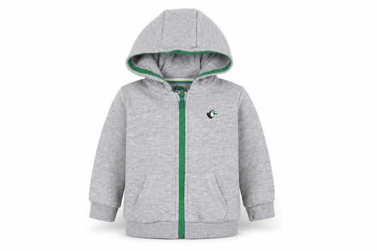 Front view of F&F Baby Grey Jacket, size 3-6, Months