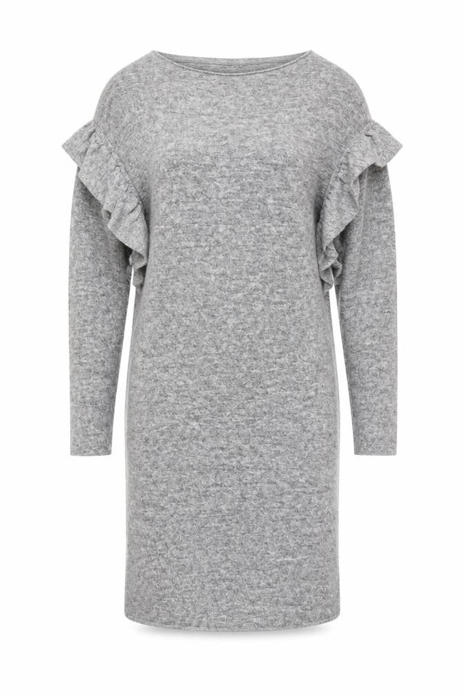 Front view of Stradivarius women’s grey jumper, size S