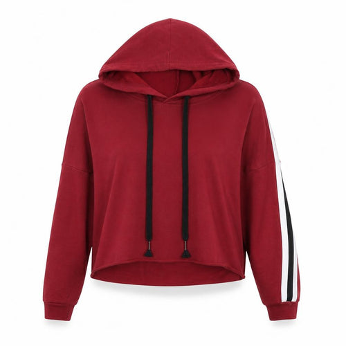 Preworn Womens Red   Shrug Hoodie Size S  - cropped