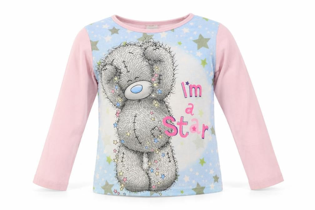 me to you Girls Pink   Top Pyjama Top Size 7-8 Years  - I'm a star
