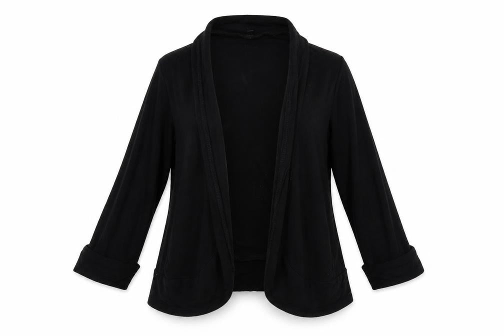Preworn Womens Black   Cardigan Jumper Size L