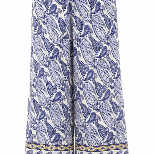 desray Womens Blue Paisley  Trousers  Size 27 in L30 in