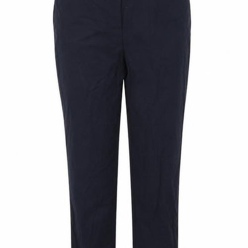 M&S Collection Womens Blue   Trousers  Size 14 L26 in
