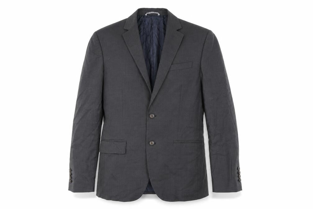 Front view of Marks & Spencer Collection men’s black jacket blazer, size 40