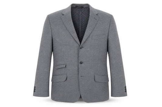 Front view of Marks & Spencer men’s blue jacket blazer, size 42