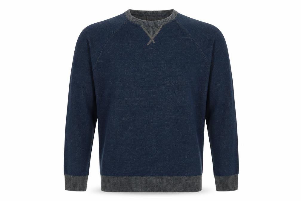 Easy Mens Blue   Pullover Jumper Size L