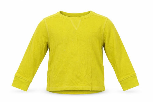 Front view of Next girls’ yellow jumper, size 2, years - washable mark
