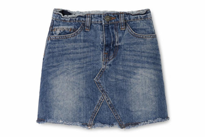 John Lewis Girls Blue  Denim Mini Skirt Size 8 Years