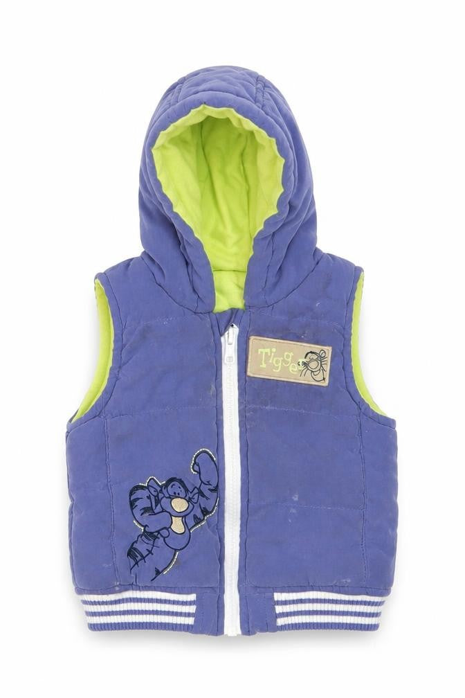 George Boys Blue   Gilet Waistcoat Size 6-9 Months
