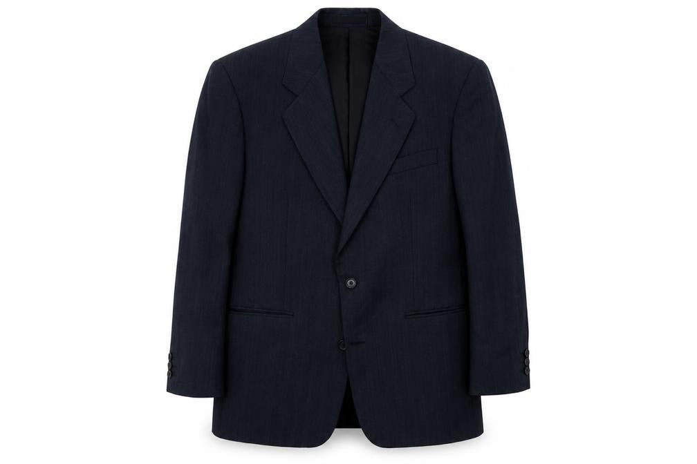 Front view of Greenwoods men’s blue jacket blazer, size 38