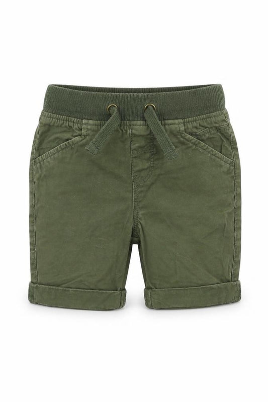Front view of Tu Baby Green Cargo Trousers, size 12, Months