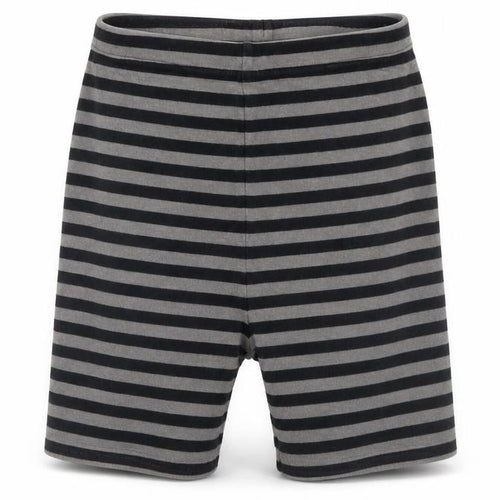 Kirkland Boys Black Striped  Sweat Shorts Size 7 Years