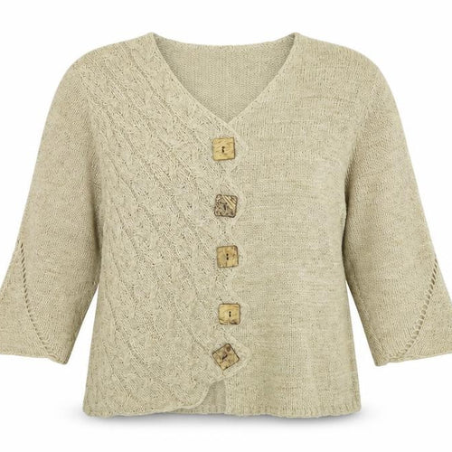 First Avenue Womens Beige  Knit Pullover Jumper Size XL