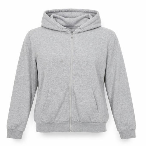 Divided Womens Grey   Full Zip Hoodie Size S