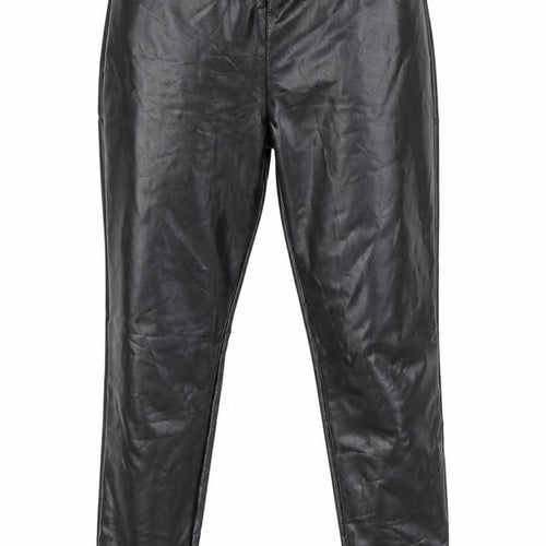 Preworn Womens Black   Carrot Trousers Size L L25 in