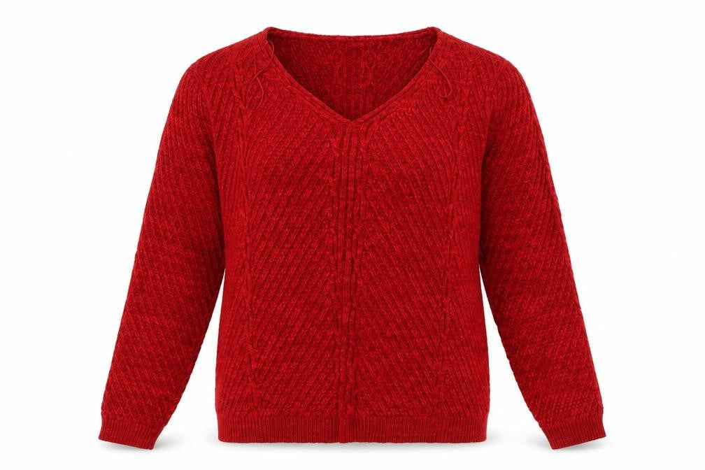 Bonmarché Womens Red Pullover Jumper Size S