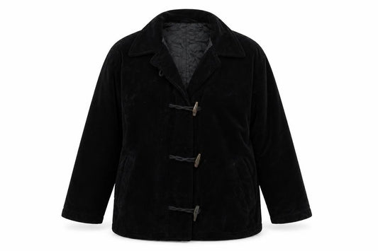 Front view of Next women’s black jacket, size S