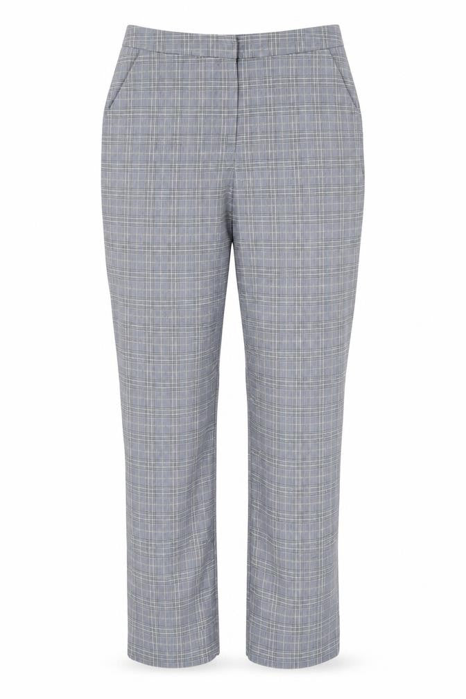 Topshop Womens Grey Herringbone  Chino Trousers Size 8 L27 in
