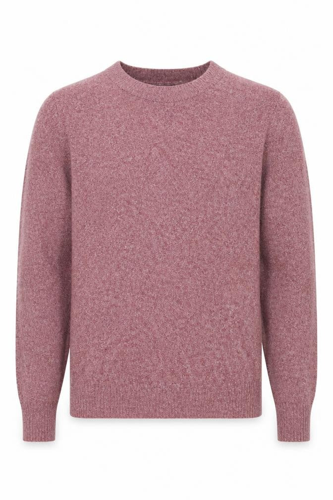 Front view of Vero Moda men’s red knit jumper, size L