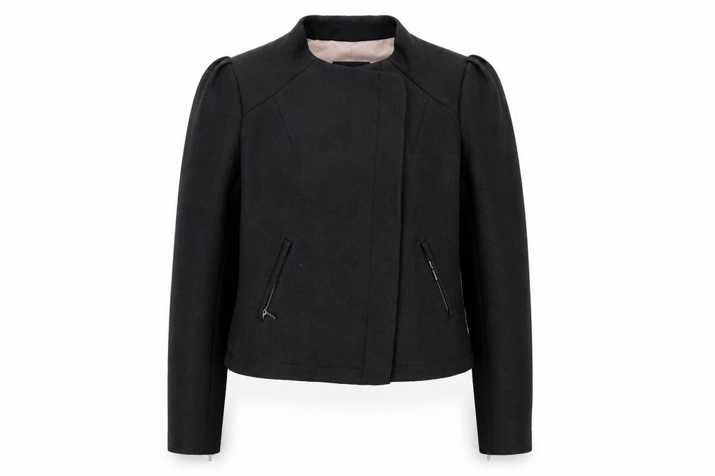 Coast Womens Black Colourblock  Jacket Blazer Size 10
