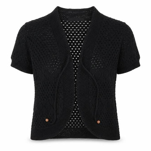 FASHION ALBERT Womens Black   Cardigan Jumper Size S
