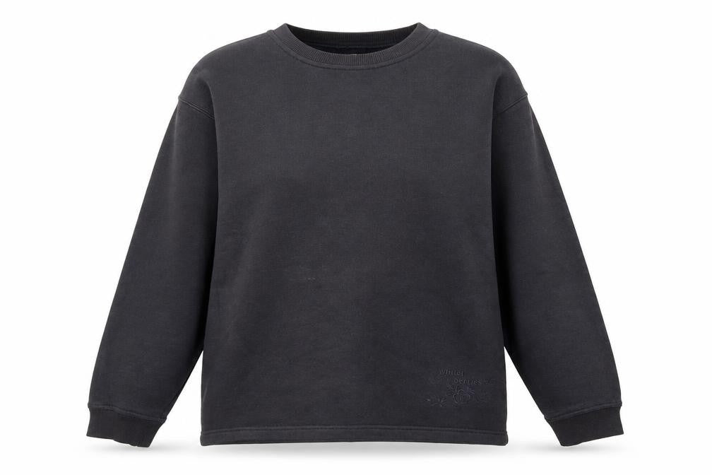 Front view of Papaya women’s blue jumper, size UK 12