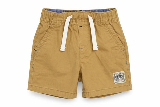 Front view of Next Baby Beige Cropped Trousers, size 9-12, Months