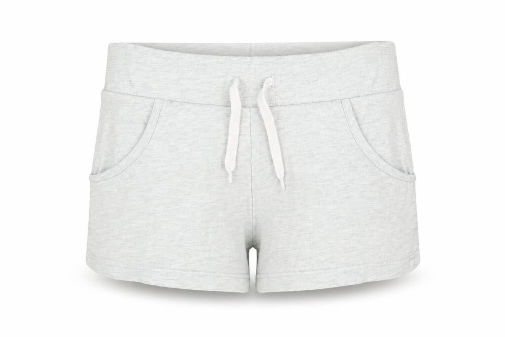 Front view of H&M women’s green sailor shorts, size XS