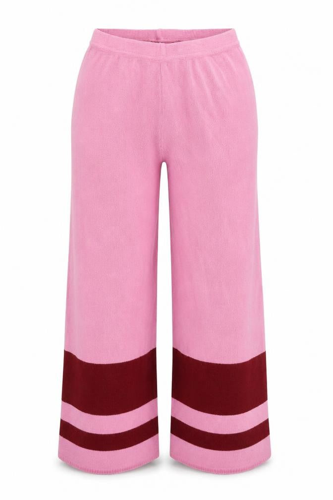Nasty Gal Womens Pink Striped  Jogger Trousers Size M L25 in