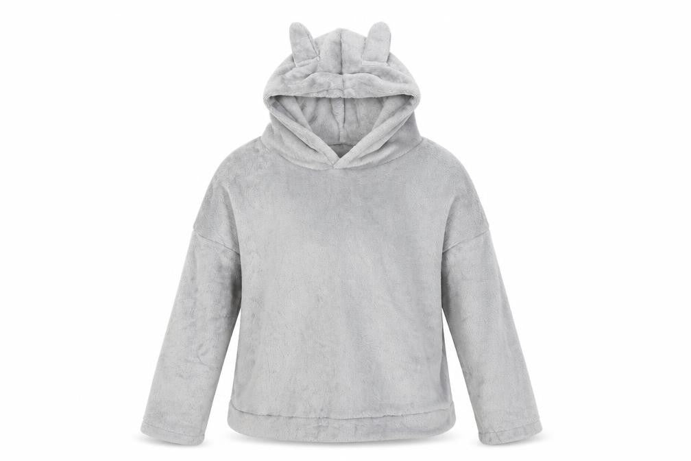 Front view of Preworn women’s grey jumper, size S
