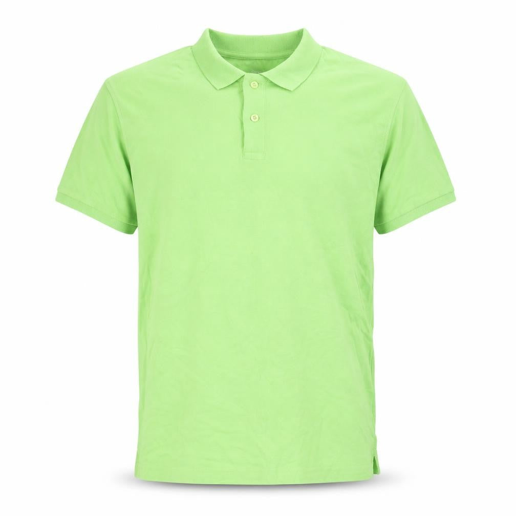 Front view of Dunnes men’s grey polo, size L