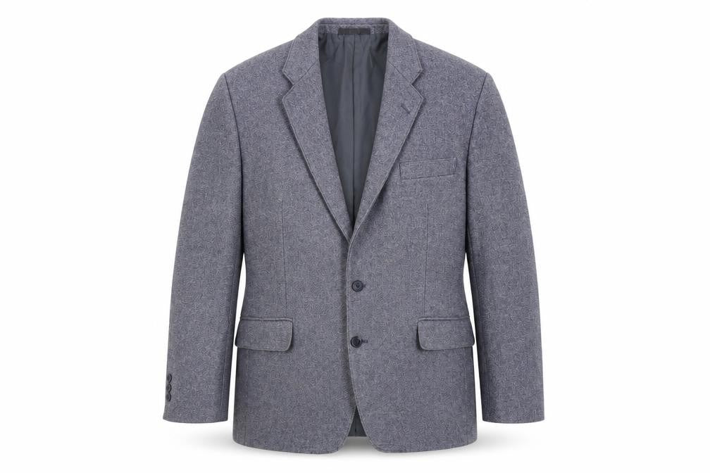 Front view of Wellington men’s blue jacket blazer, size S