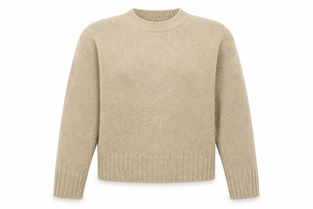Front view of New Look women’s beige jumper, size S