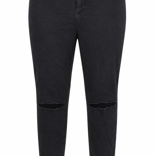 deniem co Womens Black   Straight Jeans Size 16 L28 in