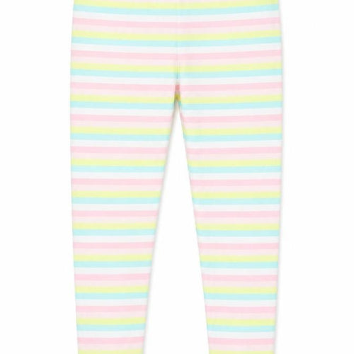 George Girls Multicoloured Striped  Jegging Trousers Size 6-7 Years - Elastic Waist Band