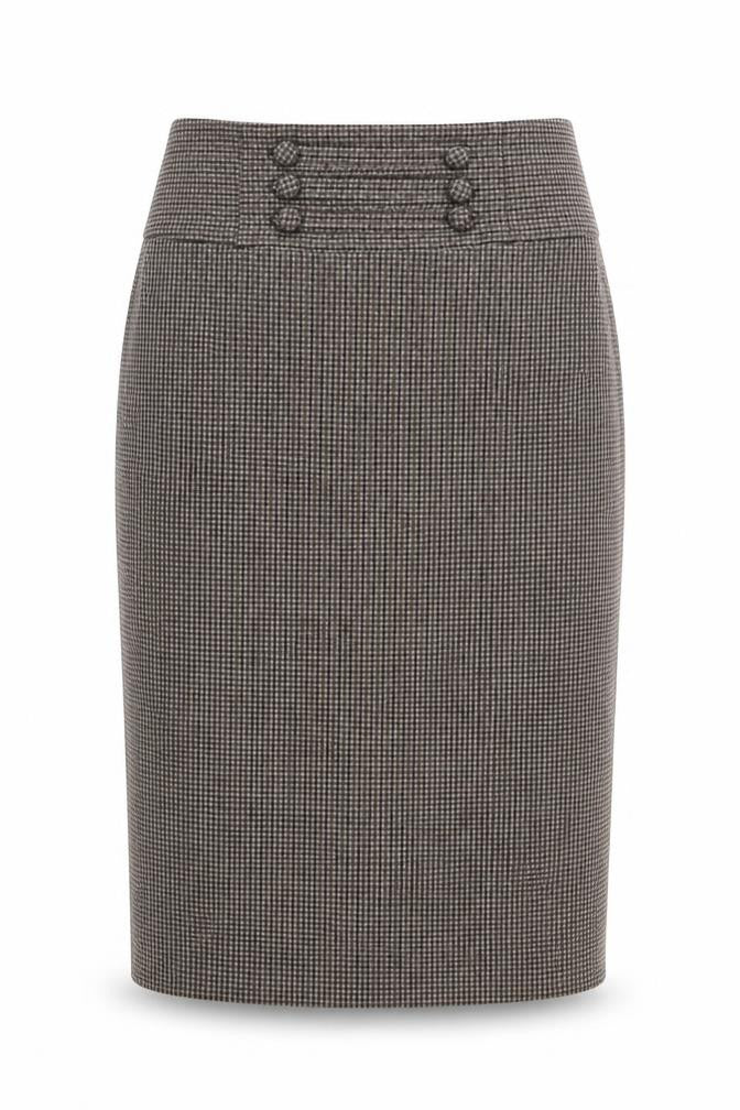 Papaya Womens  Check  Straight & Pencil Skirt Size 8