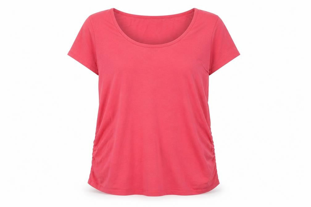 Front view of Blooming Marvellous women’s pink basic t-shirt, size L