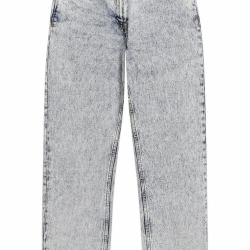 COLLUSION Womens Blue   Straight Jeans Size 28 in L28 in