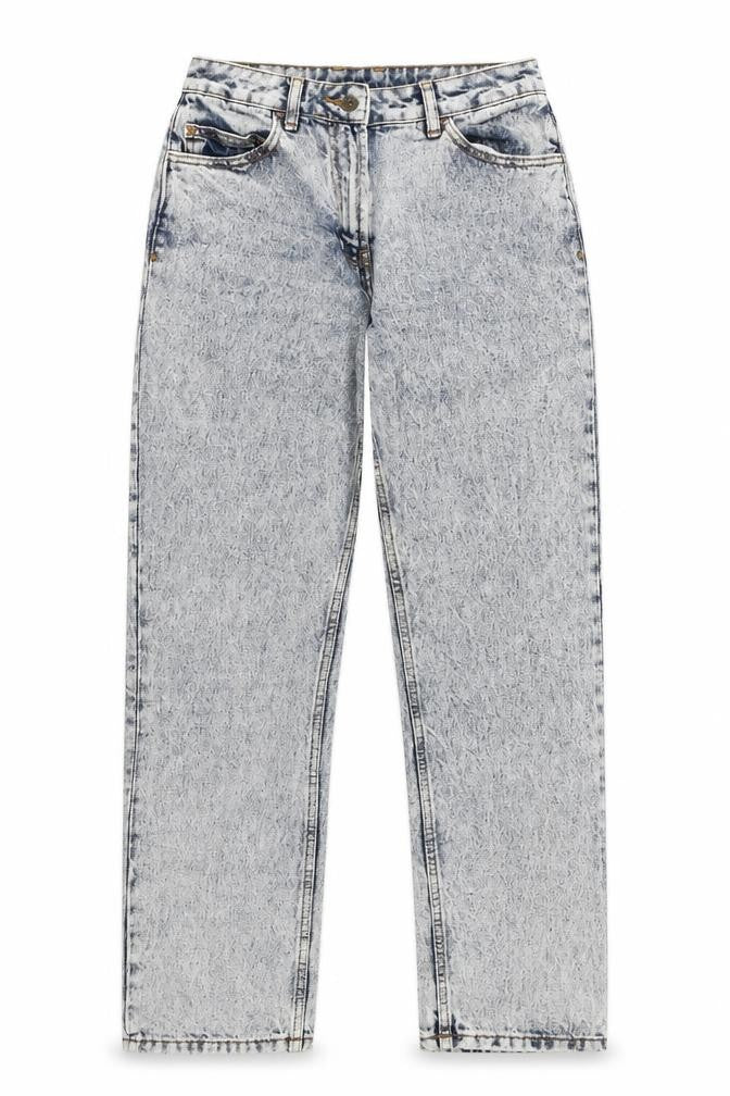 COLLUSION Womens Blue   Straight Jeans Size 28 in L28 in