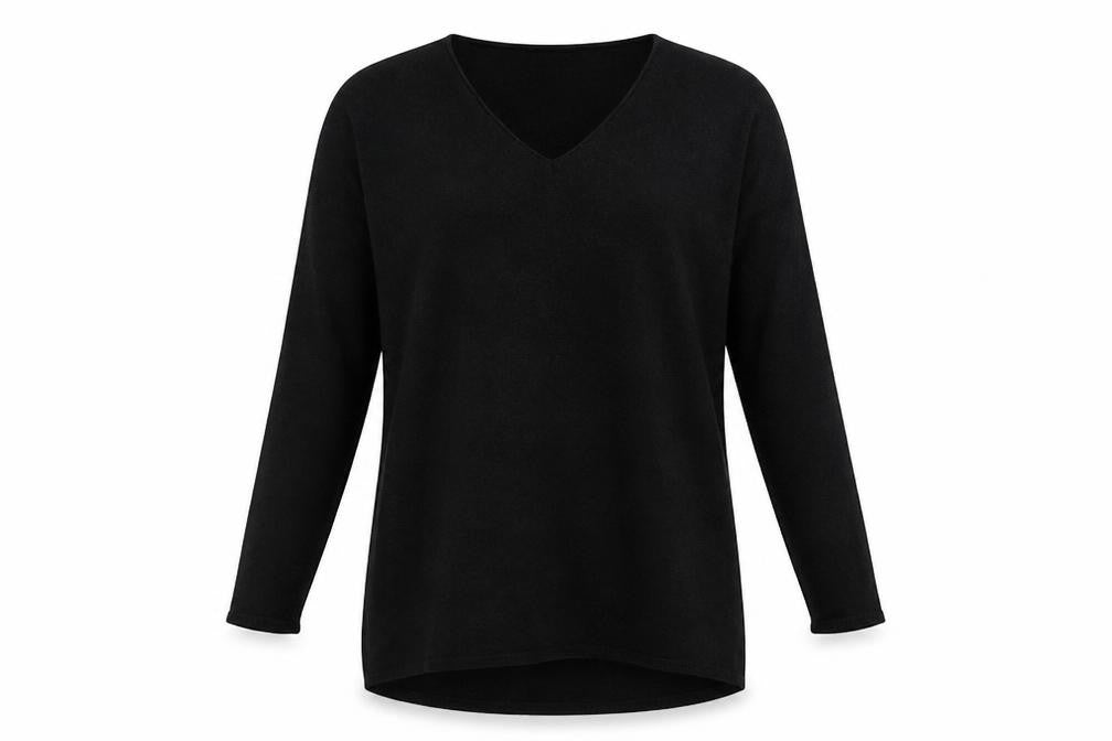 Front view of Susan women’s grey jumper, size S